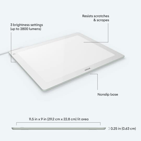 Equipo de Iluminación Cricut Brightpad Menta | Sodimac Falabella Equipo de Iluminación Cricut Brightpad Menta | Sodimac Falabella